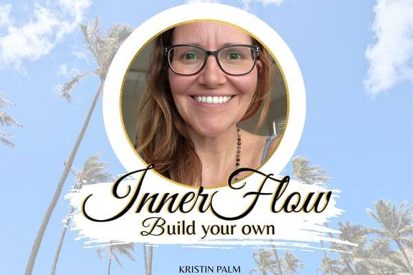 Hier siehst du das Cover vom Podcast, Kristin Palm "Inner Flow- Build yor own" Es dreht sich alles um das Thema Spiritual Life Coaching und Weiblichkeit. Intuitives Spiritual Life Coaching mit ganzheitlichem Bodywork für Beckenboden, Narbenheilung & Embodiment.
