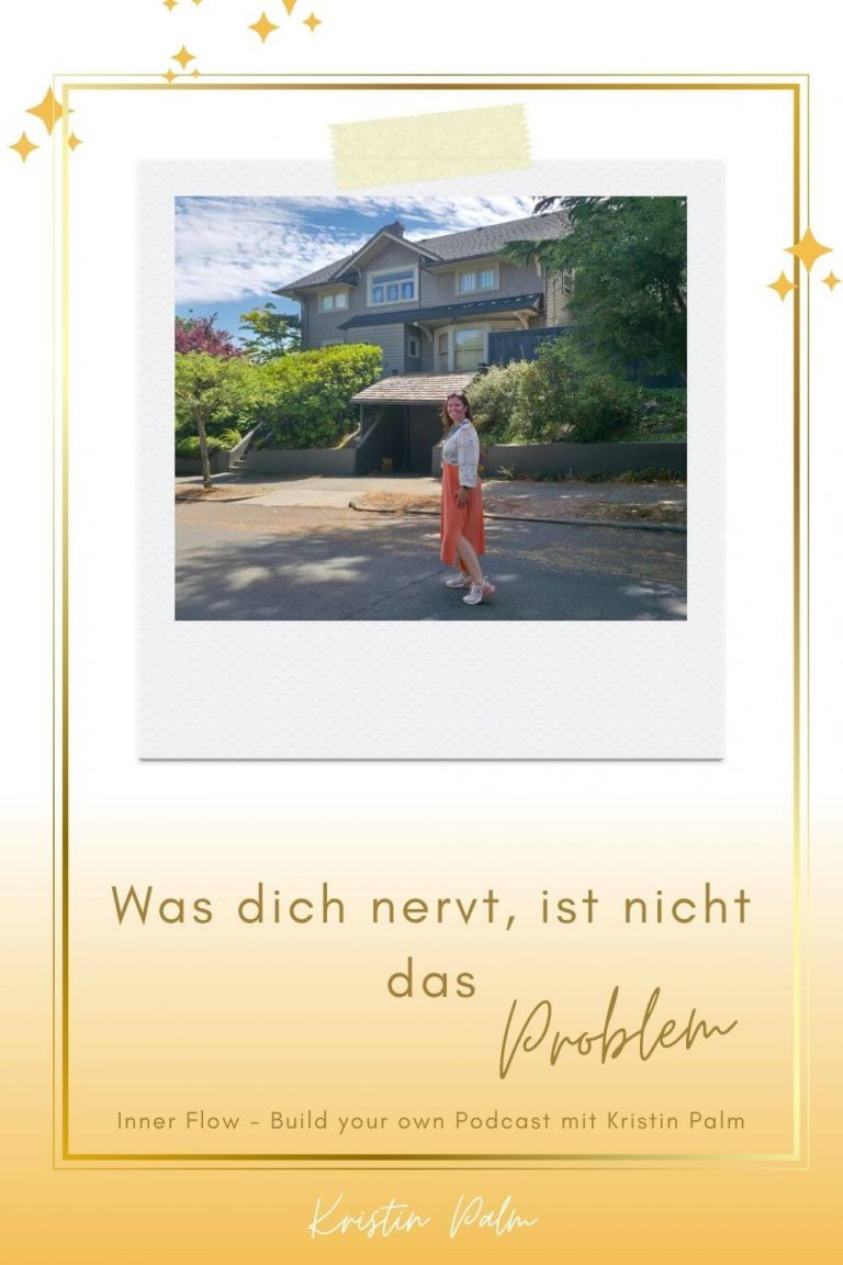 Frau vor einem Haus in Seattle von einer beruehmten Serie: Grey's Anatomy- geführte Meditation gegen Mental Load und Ärger loslassen