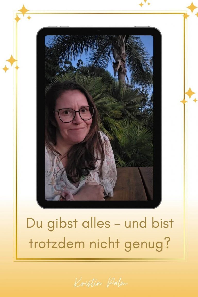 Frau die sich fragt ob sie genug ist – innere Erschöpfung und Selbstfürsorge