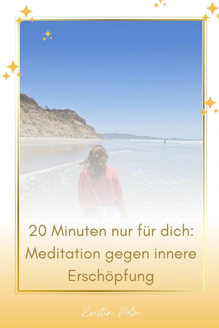 Frau entspannt mit Augen zu – 15 Minuten Meditation Selbstliebe innere Antreiber emotionale Erschöpfung Frauen